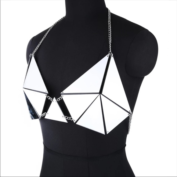 ❤️Disco Ball Mirror Bra Top ⚡️ - Picture 5 of 10